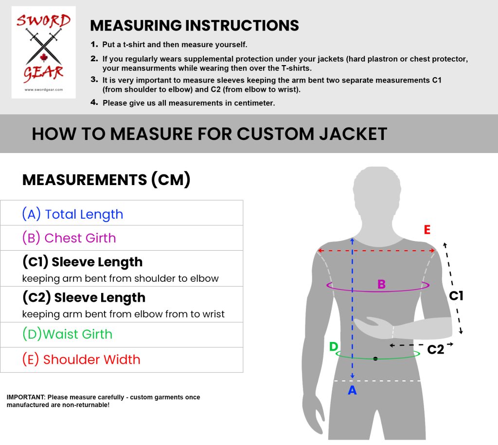 custom jacket measurements, how to measure for your custom HEMA jacket