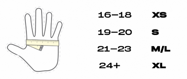 Black Knight Gloves sizing chart, HEMA clamshell gloves, HEMA gloves, low profile HEMA gloves, HEMA gauntlets, HF armory, HF armory gloves