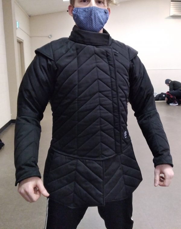Renaissance HEMA jacket 800N, HEMA protective jacket, sword fighting jacket, gambeson.