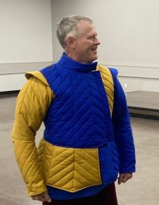 Gold and blue Renaissance HEMA jacket